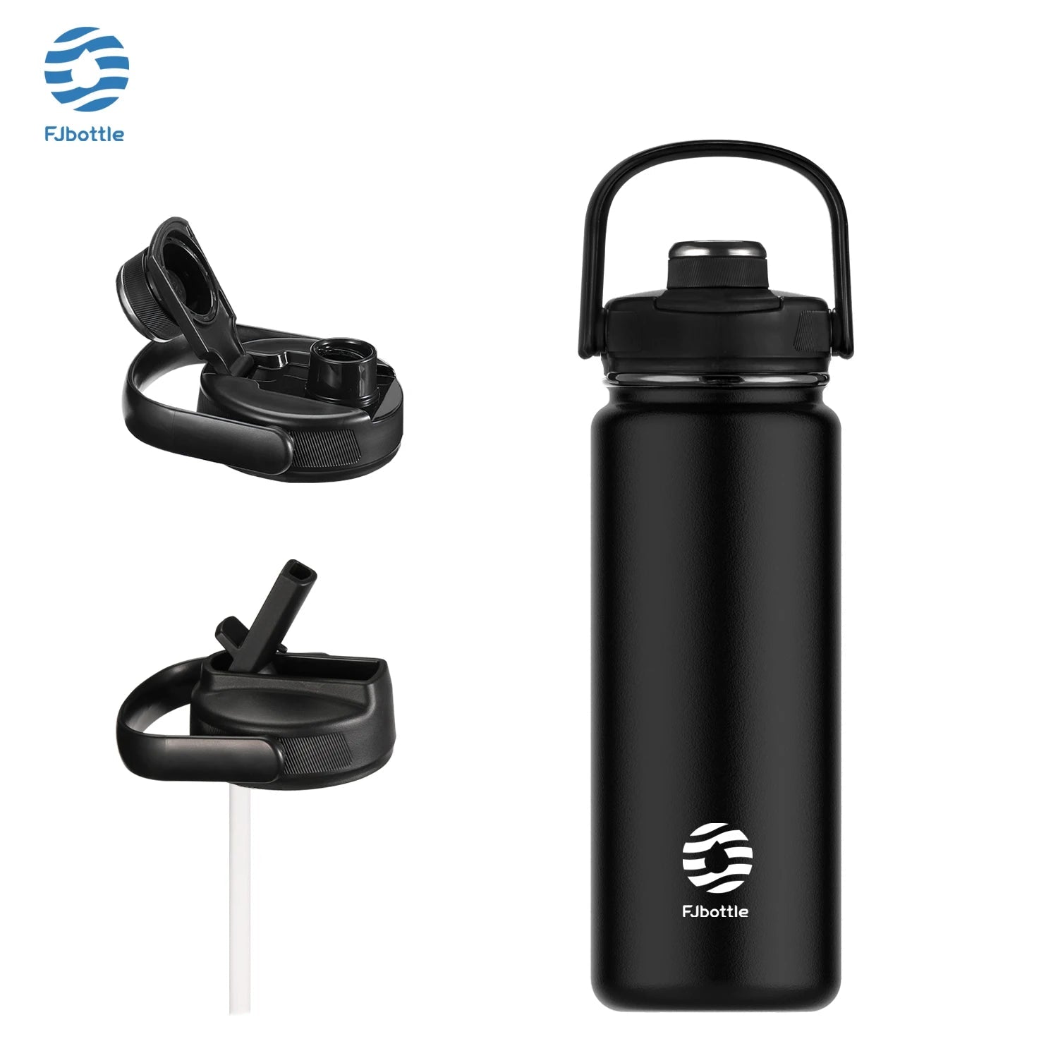 FEIJIAN Thermos Bottle with Straw Sport Stainless Steel Vacuum Flask Insulated Water Bottle with Handle Lid 950/1200mlEstaliosFitEstaliosFit183652573;20260421;1776809386jzlKp