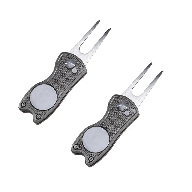 Foldable Golf Divot Repair Tool with Golf Ball Tool Pitch Groove Cleaner Golf Accessories Putting Green Fork Training AidsEstaliosFitEstaliosFit183651768;20260421;1776809331yp7Ti