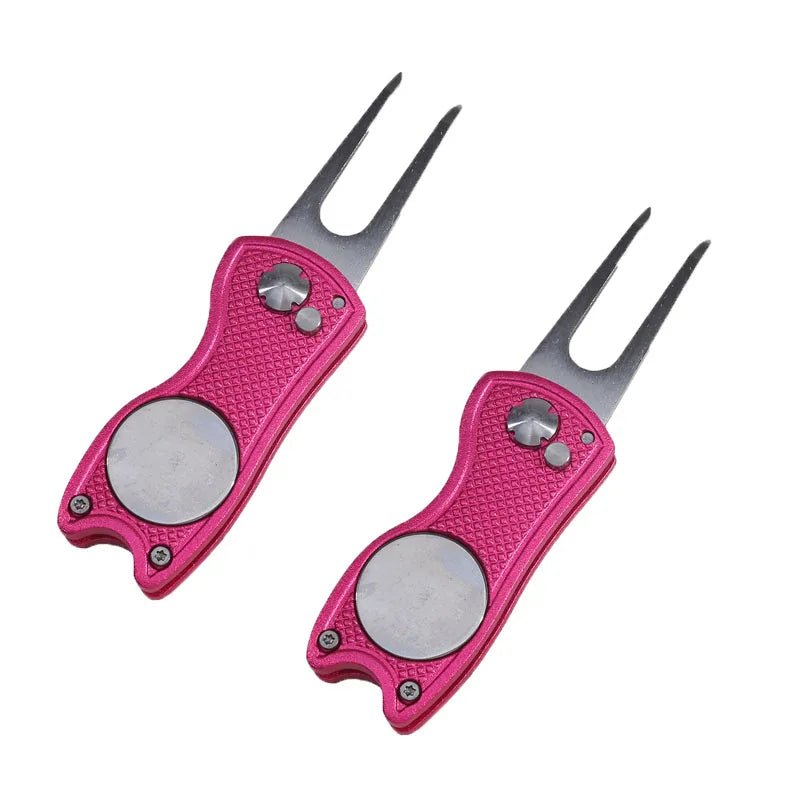 Foldable Golf Divot Repair Tool with Golf Ball Tool Pitch Groove Cleaner Golf Accessories Putting Green Fork Training AidsEstaliosFitEstaliosFit183651780;20260421;1776809331boqIq