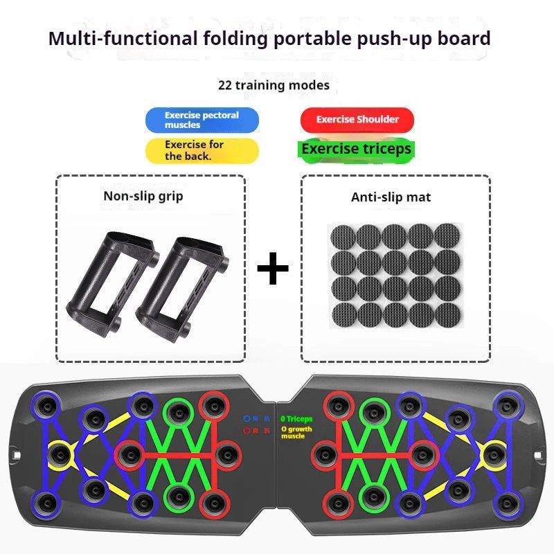 Foldable Multi - Functional Push Up Board Chest Abs Training Equipment Portable Home Gym Fitness Tool for Men Core WorkoutEstaliosFitEstaliosFit184448095;2026057;1778180189iVVaP