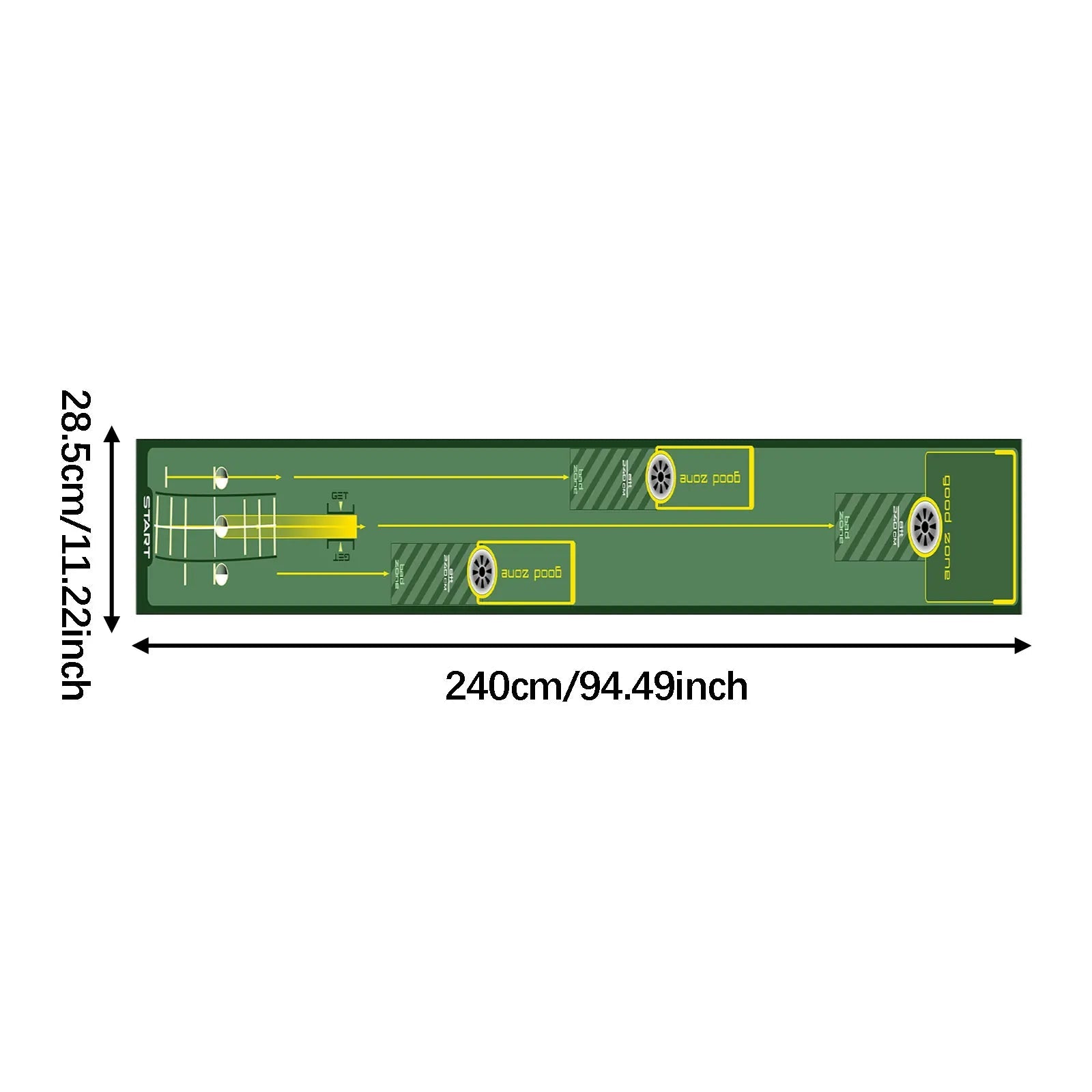 Golf Putting Indoor Golf Hitting Mat Green Mat Golf Practice Training Aid Equipment for Home Outdoor Backyard Golf PracticeEstaliosFitEstaliosFit183651666;20260421;1776809253xuIgm