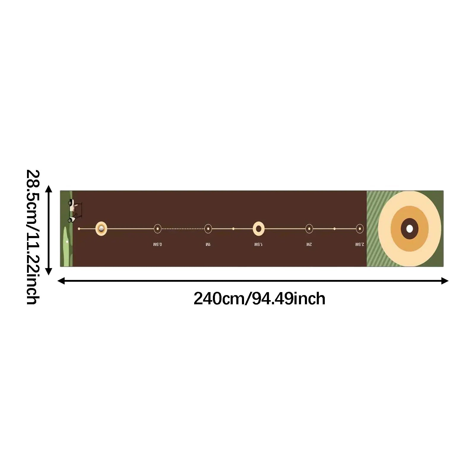 Golf Putting Indoor Golf Hitting Mat Green Mat Golf Practice Training Aid Equipment for Home Outdoor Backyard Golf PracticeEstaliosFitEstaliosFit183651665;20260421;1776809253bXiEK