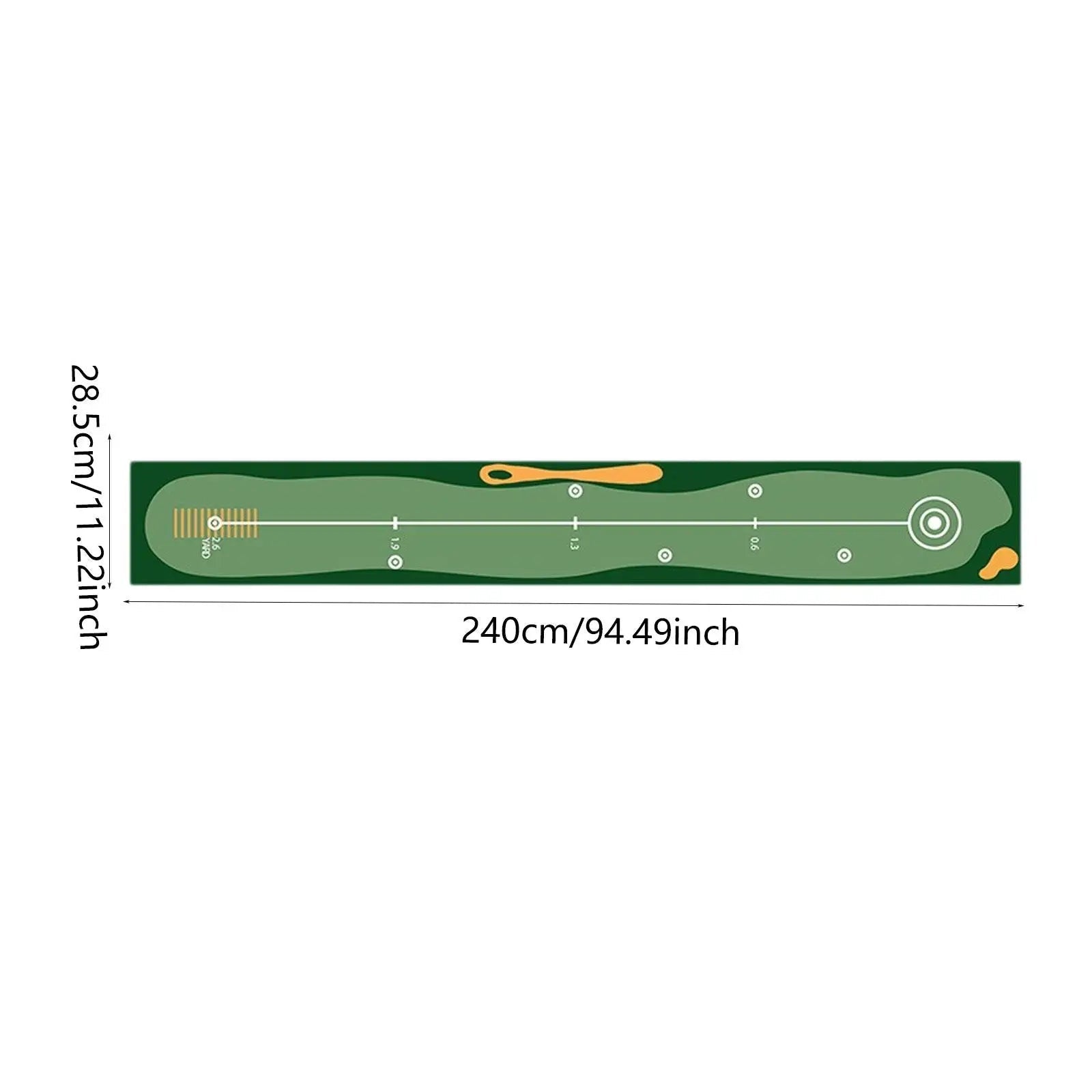 Golf Putting Indoor Golf Hitting Mat Green Mat Golf Practice Training Aid Equipment for Home Outdoor Backyard Golf PracticeEstaliosFitEstaliosFit183651669;20260421;1776809253yQvEY