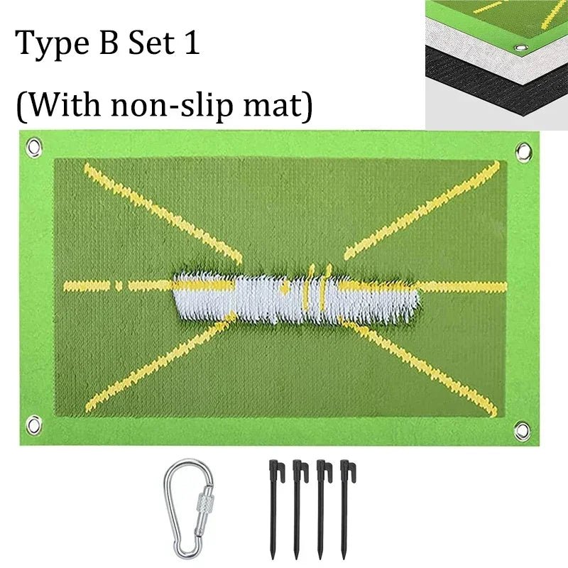 Golf Training Mat for Swing Detection Batting Path Feedback Practice Hitting Mats Golf Training Aids Equipment Outdoor IndoorEstaliosFitEstaliosFit183651637;20260421;17768092524iDTs