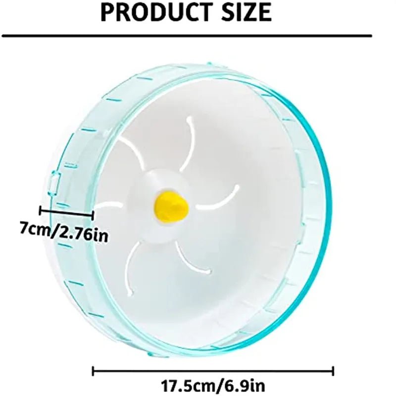 Hamster Running Disc Toy 3 Size Silent Small Pet Rotatory Jogging Wheel Small Pets Sports Wheel Toys Hamster Cage AccessoriesEstaliosFitEstaliosFit184218411;2026052;1777703685kszVs