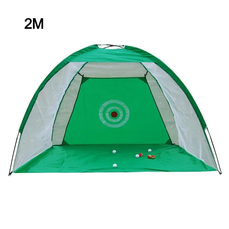 Indoor 2M Golf Practice Net Tent Golf Hitting Cage Garden Grassland Practice Tent Golf Training Equipment Mesh Mat Outdoor SwingEstaliosFitEstaliosFit183651660;20260421;1776809253gBEqo