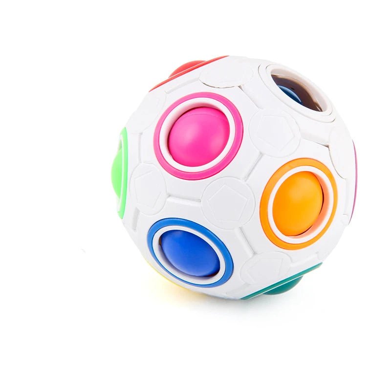 Magic Rainbow Puzzle Ball Speed Cube Ball Fun Stress Reliever Brain Teaser Color Matching 3D Puzzle Toy for Children Teen AdultEstaliosFitEstaliosFit183651844;20260421;1776809340du2H0