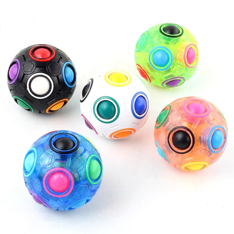 Magic Rainbow Puzzle Ball Speed Cube Ball Fun Stress Reliever Brain Teaser Color Matching 3D Puzzle Toy for Children Teen AdultEstaliosFitEstaliosFit183651841;20260421;1776809340Iq0IU