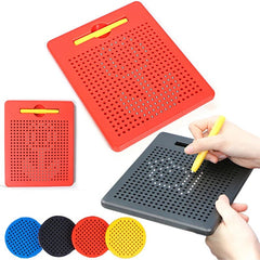 Magnetic Drawing Board Magnetized Board For Children  Magnet Ball Pad Magnetic Stylus Montessori Education Travel Activities Toy