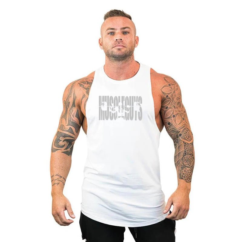 Men Bodybuilding Tank Tops Gym Workout Fitness Cotton Sleeveless Shirt Running Vest Stringer Singlet Male Summer Sports ClothesEstaliosFitEstaliosFit184450076;2026057;1778180430Pv5hV