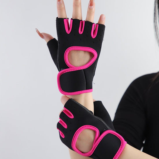 Unisex Half-Finger Sports Gloves — Cycling, Climbing & Fitness Gloves.