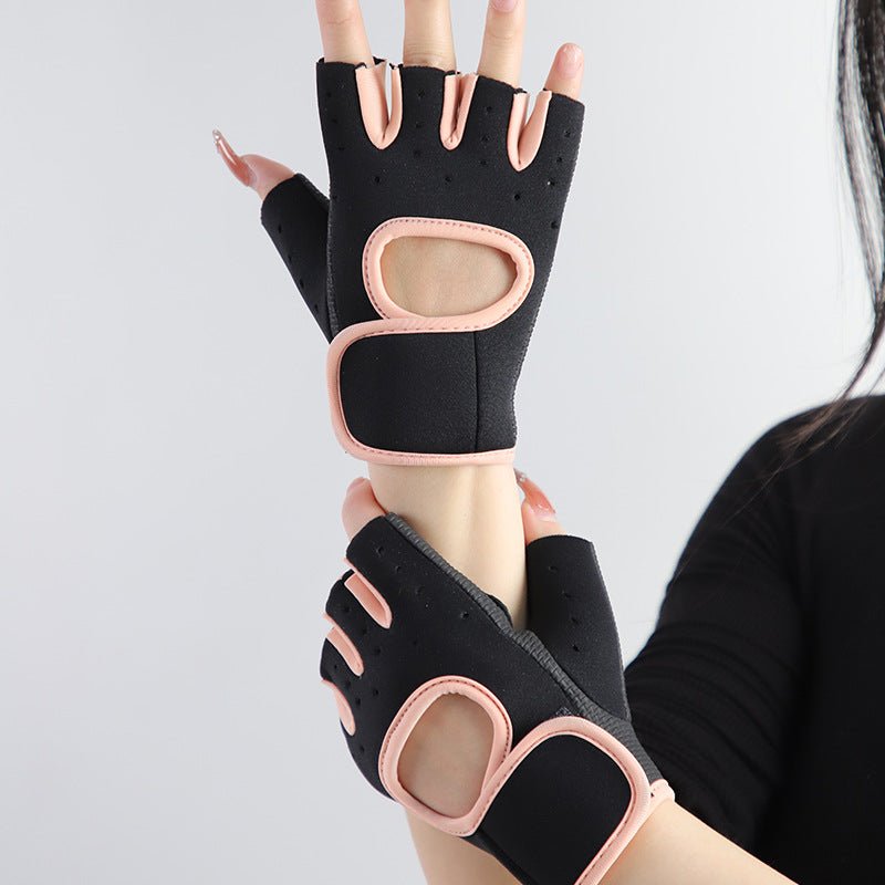 Unisex Half-Finger Sports Gloves — Cycling, Climbing & Fitness Gloves.