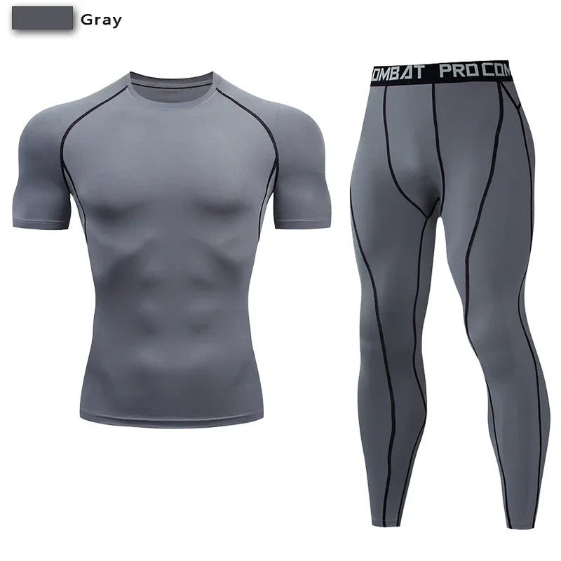 Men's Compression Sportswear Suit GYM Tight Clothes Yoga Sets Workout Jogging MMA Fitness Clothing Tracksuit Pants SportingEstaliosFitEstaliosFit184449542;2026057;1778180388m2Wpg