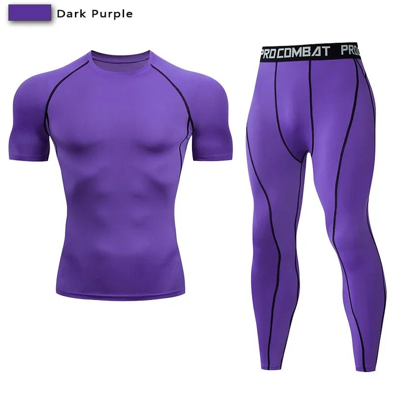 Men's Compression Sportswear Suit GYM Tight Clothes Yoga Sets Workout Jogging MMA Fitness Clothing Tracksuit Pants SportingEstaliosFitEstaliosFit184449545;2026057;1778180388Z7m7o