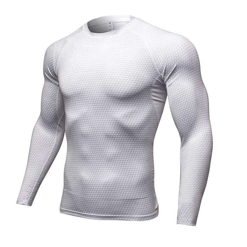Men's Fitness Running Training Long - Sleeved Shirts Tight Elastic Quick - Drying Clothes Gym T-Shirt Workout Athletic UndershirtsEstaliosFitEstaliosFit184448894;2026057;17781803514drN5