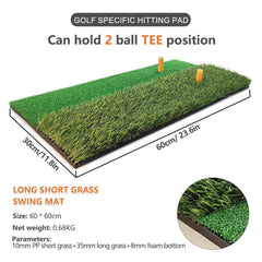 New Golf Hitting Mat Indoor Outdoor Golf Training Aids 4 Styles Mini Practice Durable PP Grass Pad Backyard Exercise Drop Ship