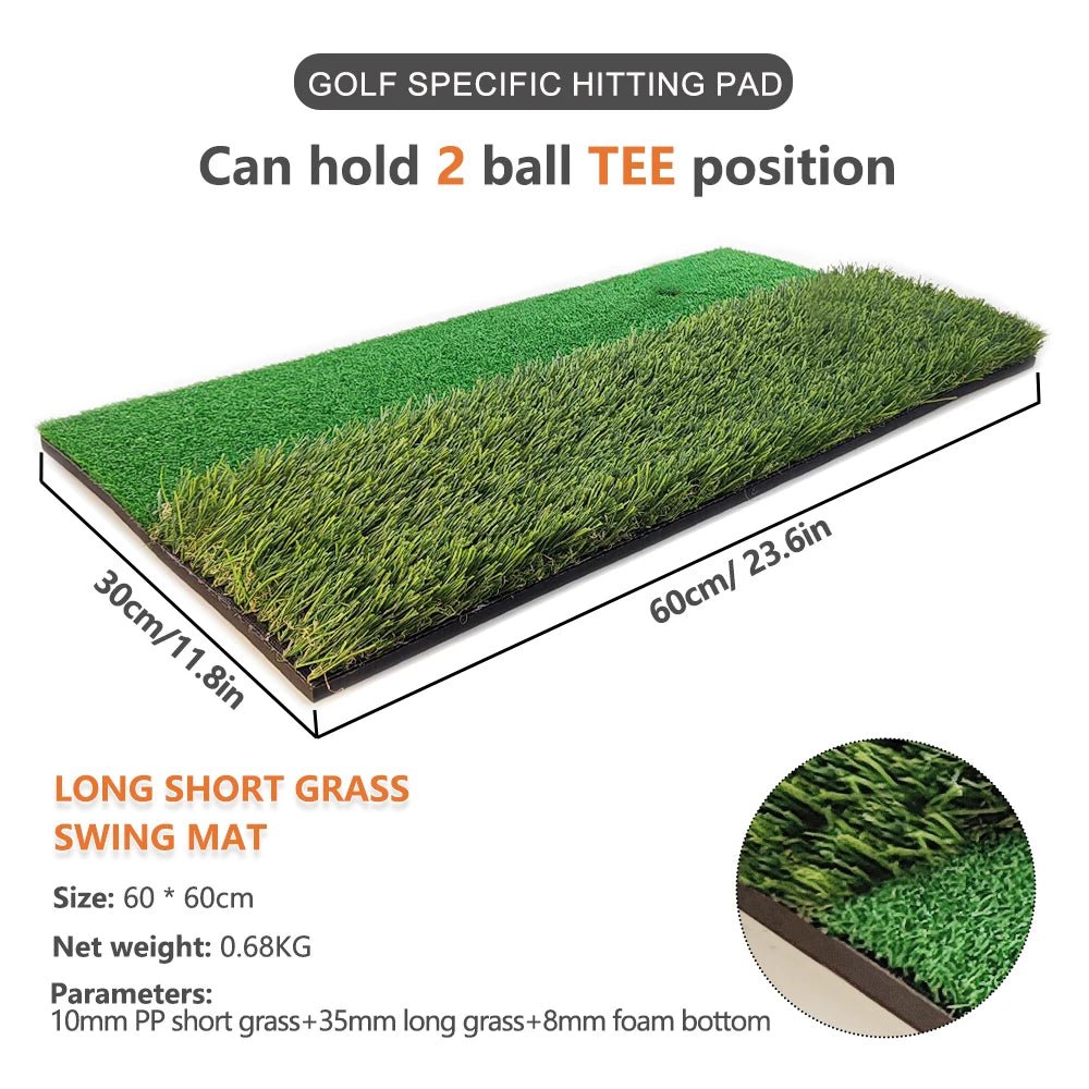 New Golf Hitting Mat Indoor Outdoor Golf Training Aids 4 Styles Mini Practice Durable PP Grass Pad Backyard Exercise Drop ShipEstaliosFitEstaliosFit183651644;20260421;1776809252DyYc7