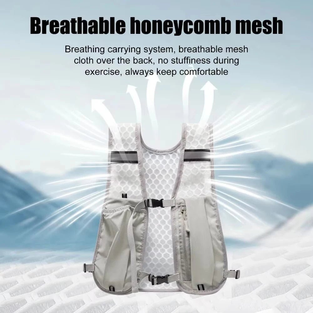 New Running Water Bottle Storage Vest Lightweight Running Vest Hydration Water Chest Pack With Phone HolderEstaliosFitEstaliosFit183652165;20260421;1776809361Kebmm