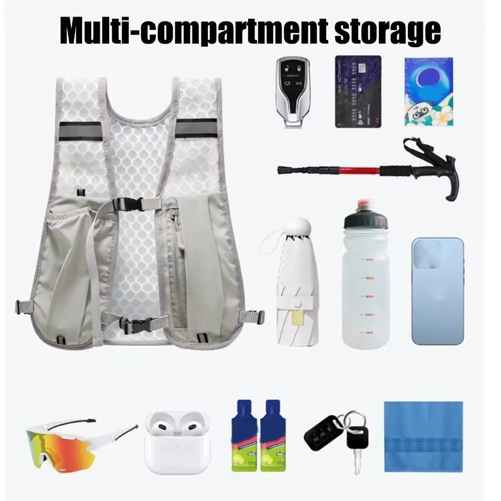 New Running Water Bottle Storage Vest Lightweight Running Vest Hydration Water Chest Pack With Phone HolderEstaliosFitEstaliosFit183652165;20260421;1776809361Kebmm