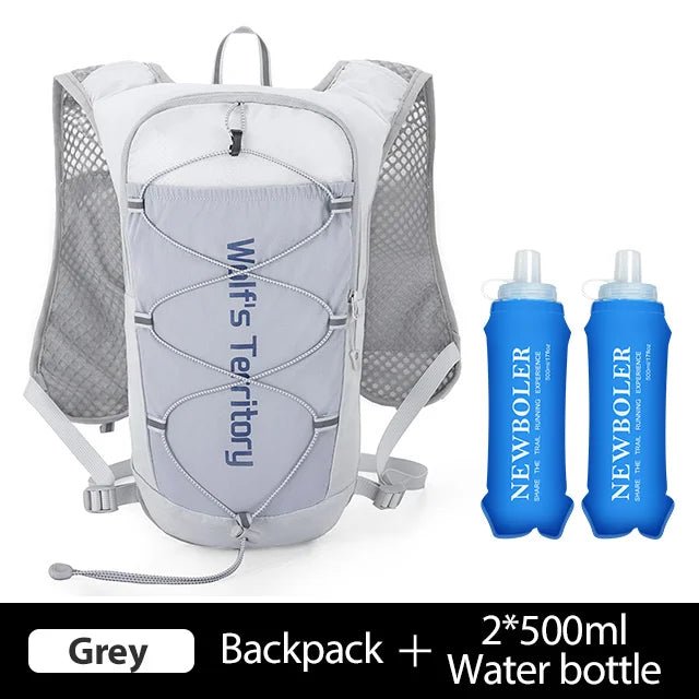NEWBOLER Outdoor Trail Running Ultralight Backpack Running Hydration Vest Breathable Marathon Running Backpack Water BottleEstaliosFitEstaliosFit183652518;20260421;1776809385bKjun