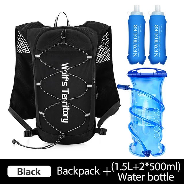 NEWBOLER Outdoor Trail Running Ultralight Backpack Running Hydration Vest Breathable Marathon Running Backpack Water BottleEstaliosFitEstaliosFit183652553;20260421;17768093867hyKw