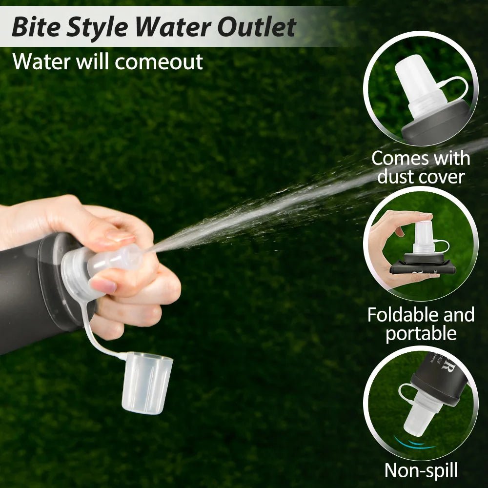 NEWBOLER Water Bottle TPU Folding Soft Flask Sport Water Bottle 150/250/500ml Collapsible Water Bottle Running Camping HikingEstaliosFitEstaliosFit183652281;20260421;1776809384EMiQ6