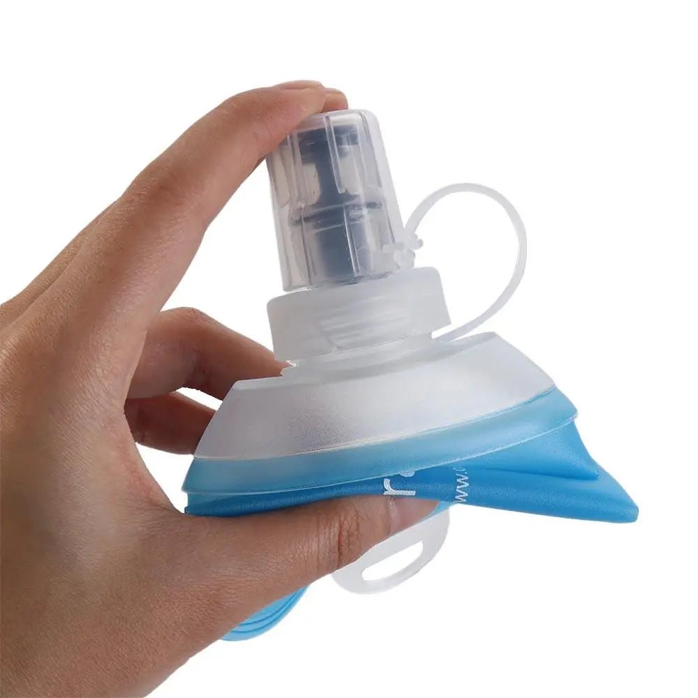 Portable TPU Folding Water Bottle Soft Flask Blue Sport Water Bottle Water Bag Collapsible Water Bottle 500ML 250ML 150MLEstaliosFitEstaliosFit183652278;20260421;1776809363vl1KT