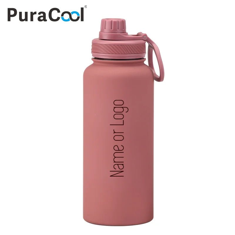 PuraCool Custom Water Bottle | 1000ml Large Capacity Tumbler | Personalized Thermal Flask | Perfect GiftEstaliosFitEstaliosFit183652216;20260421;1776809362KdB88