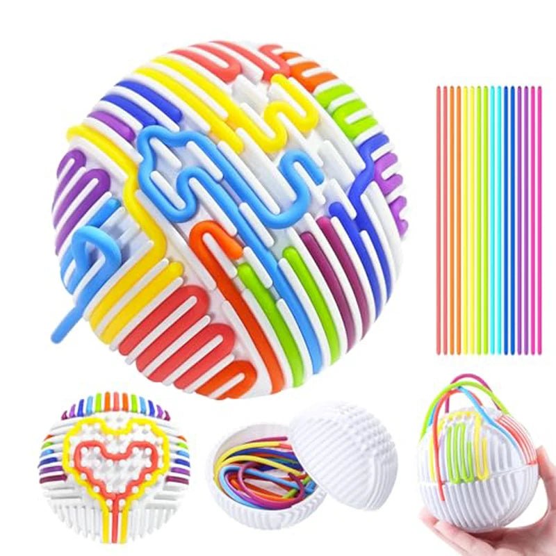 Sensory Activity Ball Fidget Toys with 16 Rods ADHD, Autism, Anxiety Stress Relief Sensory Fidget Board Ball for Kids AdultsEstaliosFitEstaliosFit183651834;20260421;17768093399RkRL