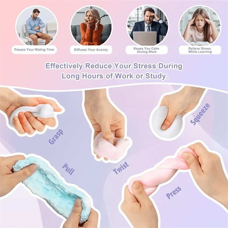 Shapeable Vacuum Squishies Sand Ball Grape Stress Ball Stress Relief Noisy Ball Desktop Squeezing Soothing Toy Birthday GiftEstaliosFitEstaliosFit183651886;20260421;1776809344IXE3N