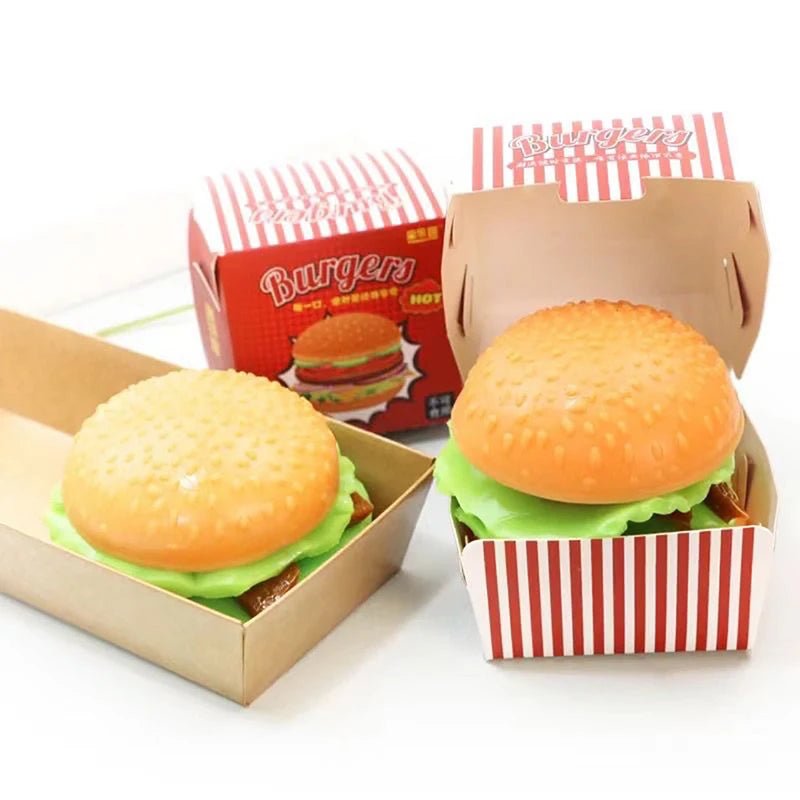 Simulation Burger Stress Relief Toy Stress Ball 3D Squishy Hamburger TPR Decompression Squeeze Ball Sensory Gifts Party AdultsEstaliosFitEstaliosFit183651833;20260421;17768093382v90R