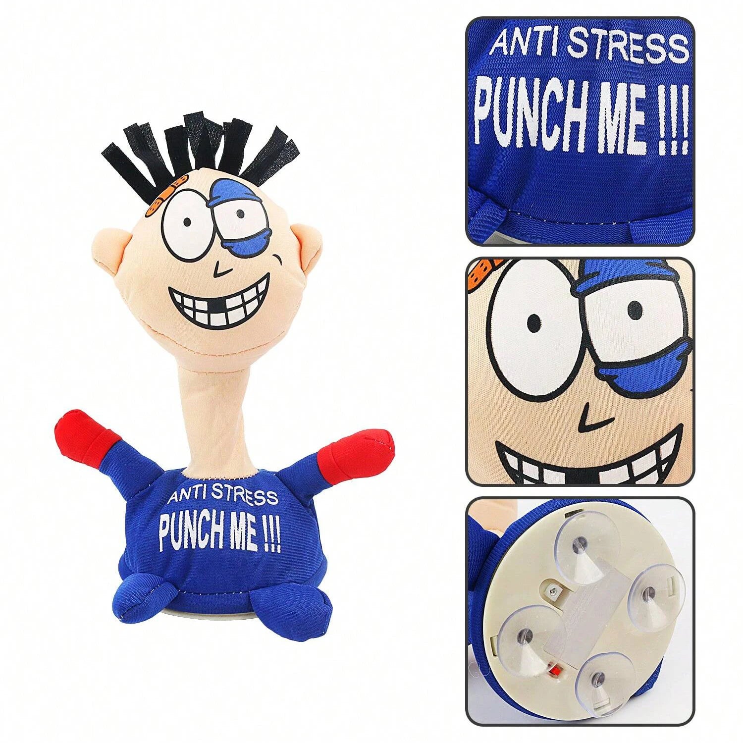 Stress Relief Toys, Desktop Punching Me Doll, Anti Stress Plush Screaming Doll, Comfortable Touching Me Decompress ToysEstaliosFitEstaliosFit183651837;20260421;1776809340apOTl