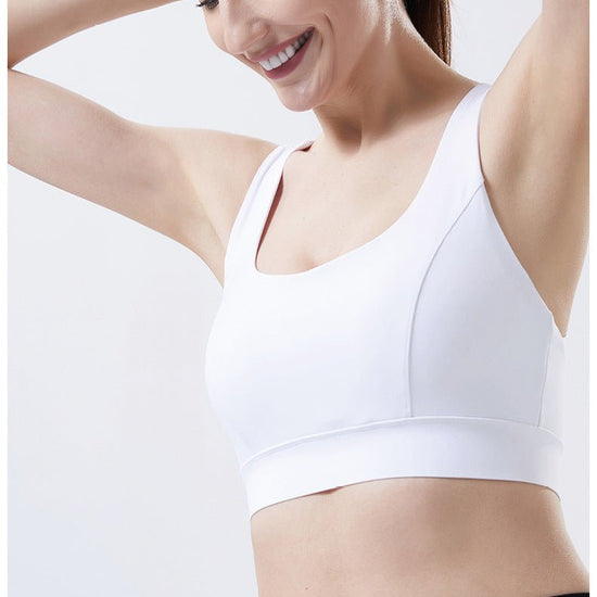 Summer oversized adjustable breastplate integrated chest pad yoga beauty back bra fitness fitness and sports bra for women.