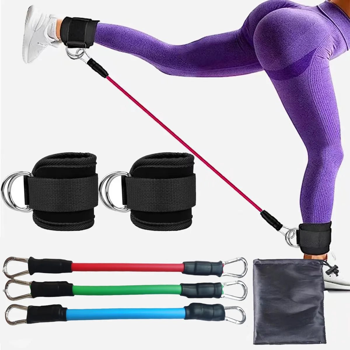 TPE Resistance Bands Ankle Straps Fitness Booty Band Squat Glute Workout Yoga Gym Equipment Guard Leg Strength Safety ExtensionsEstaliosFitEstaliosFit184448139;2026057;1778180209meuTU