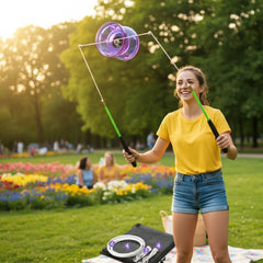 Triple Bearing Diabolo Chinese Yoyo Set with LED Lights