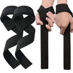 Weight Lifting Wrist Straps – Bodybuilding Hand Grip Wrap for Gym & Crossfit