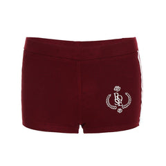 Women's Letter Print Yoga Shorts