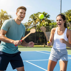 Wooden Tennis Sweet Spot Training Pointer Swing Practice Racket