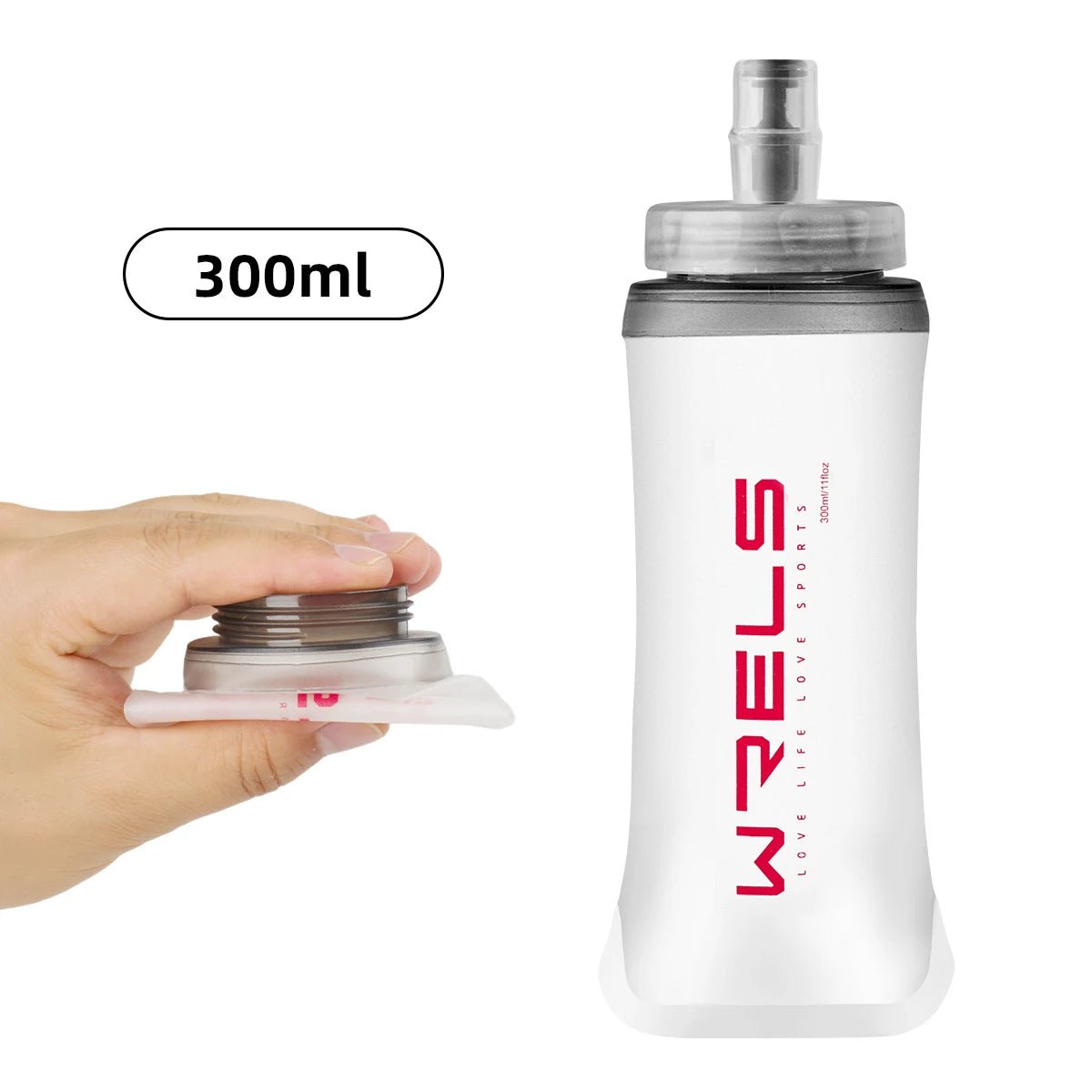 WRELS Sports Water Bottles BPA - Free Collapsible Soft Flask Running Camping Hiking Hydro Flask Soft Water Bottle for HydrationEstaliosFitEstaliosFit183652201;20260421;1776809361xPbkT